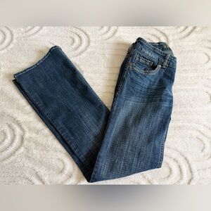 Hydraulic Blue Curvy Boot Flare Jeans, Size 7/8, EUC, Casual Millenial Denim